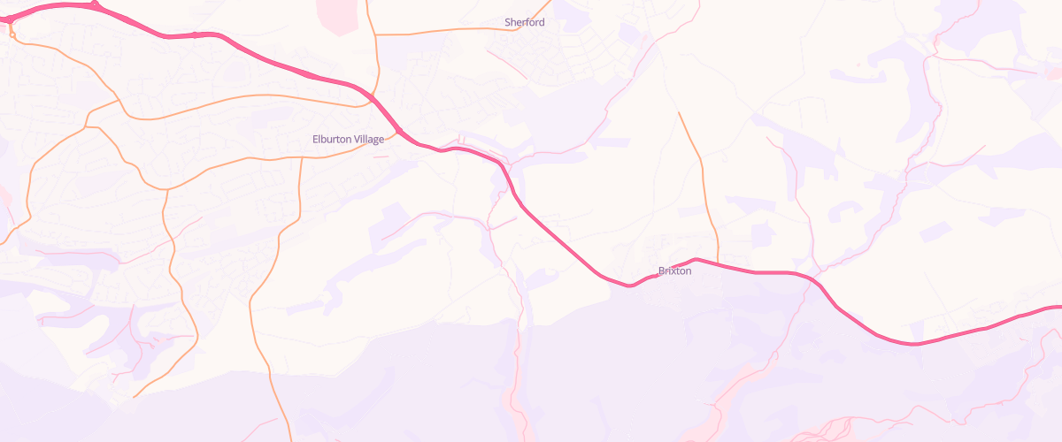 Map showing the location of Brixton Road Garage