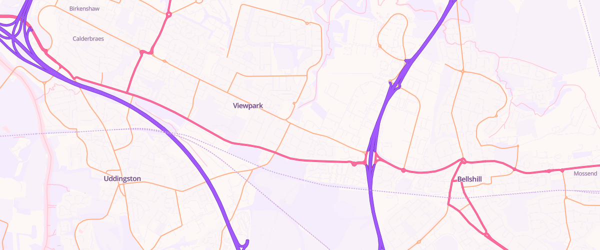 Map showing the location of Mfg View Park