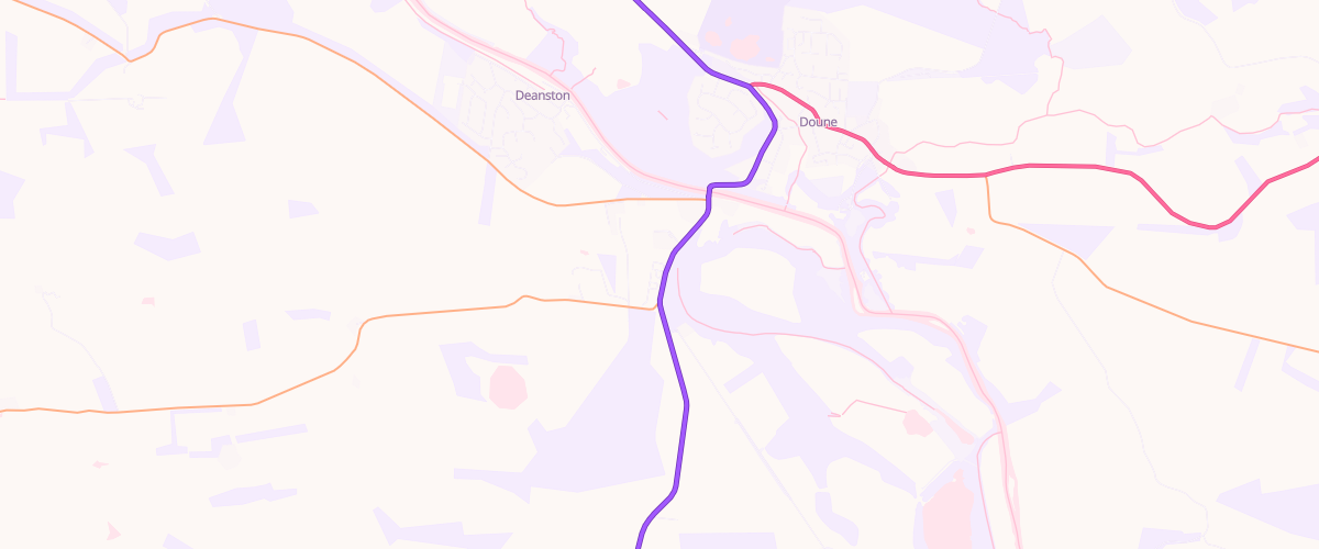 Map showing the location of Deanston Service Station Ltd