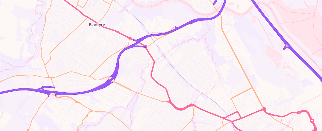 Map showing Thistledome Autocare, Hamilton