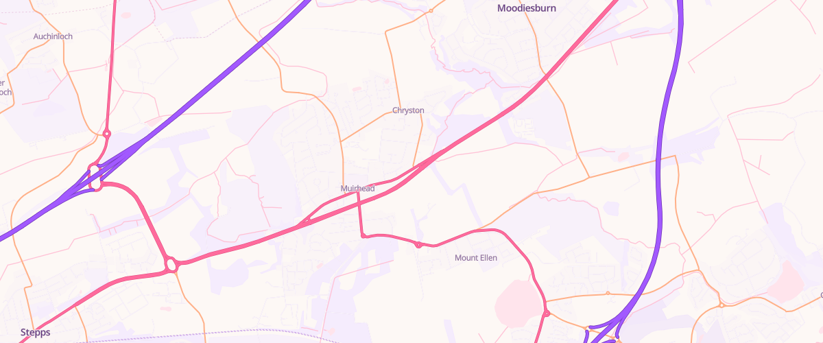 Map showing the location of Racetrack Braeside Services