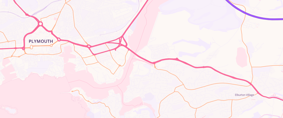 Map showing the location of Ascona Morley Service Station