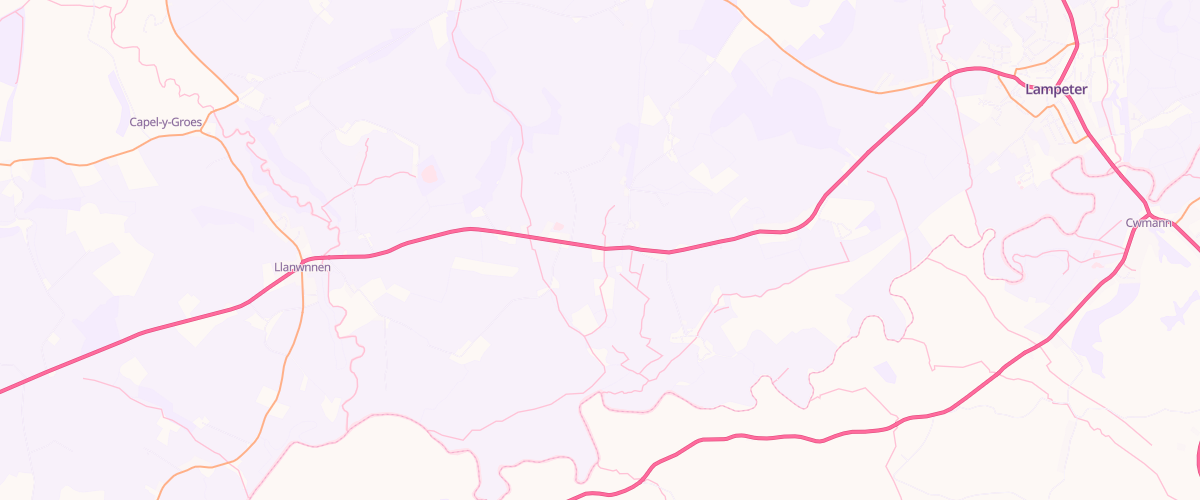 Map showing the location of Thaara Service Station