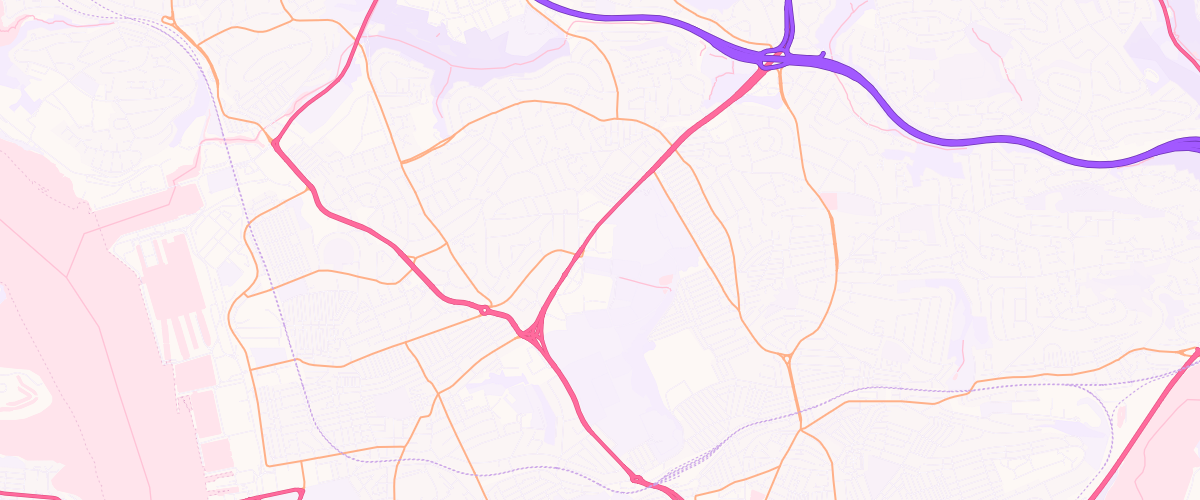 Map showing the location of Rontec Home Park