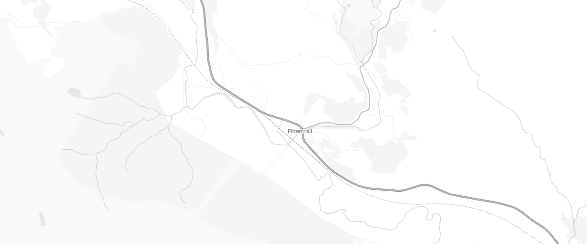 Map showing the location of Pittentrail Garage