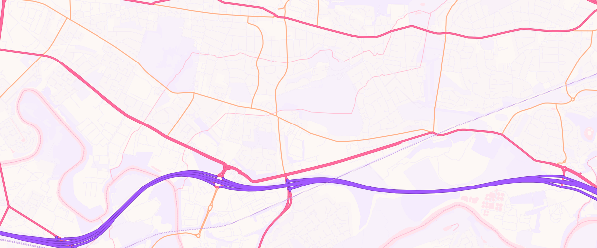 Map showing the location of Mount Vernon Service Station