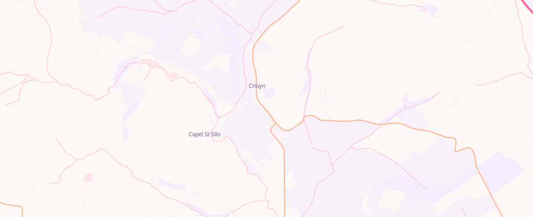 Map showing Thomas Kevin Davies, Lampeter
