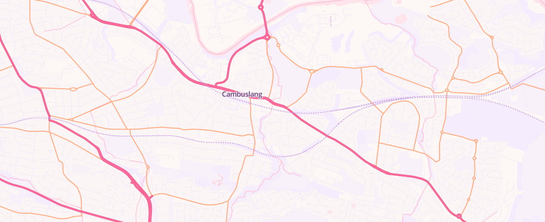Map showing Clydesmill Tyres, Glasgow