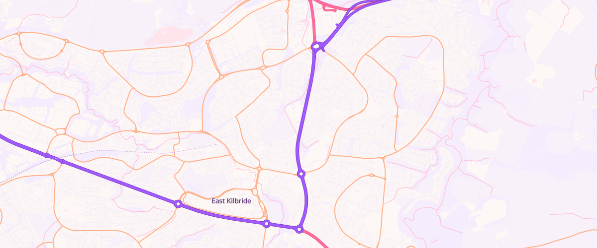 Map showing the location of Kingsway Service Station