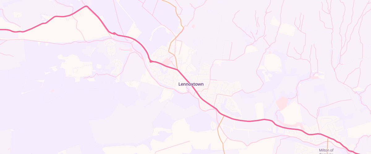 Map showing the location of Lennox Service Station