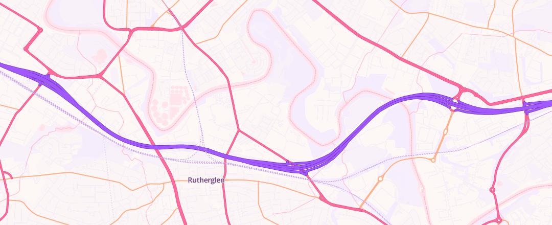 Map showing M Tek, Glasgow