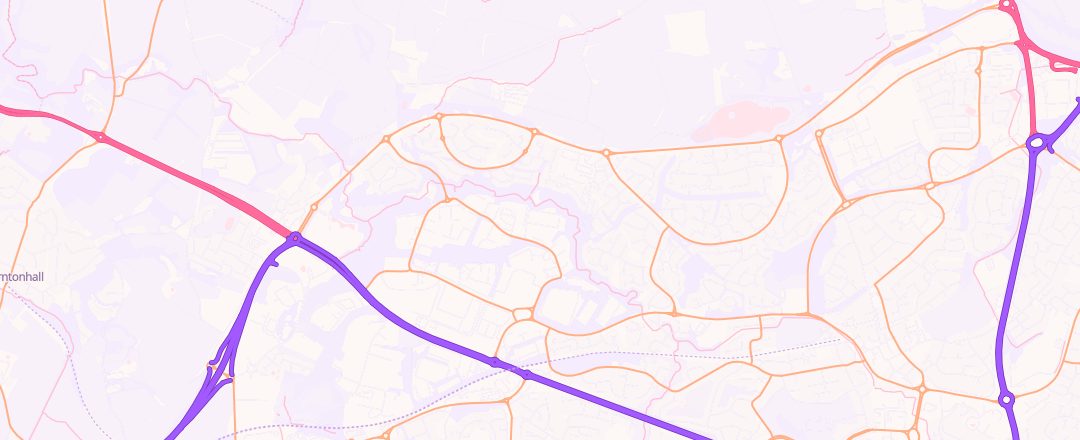 Map showing Clydesmill Mot Centre, Glasgow