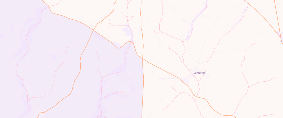 Map showing the location of Lamerton Stores Ltd