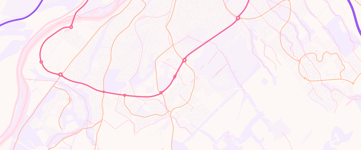 Map showing the location of Asda Inverness Superstore
