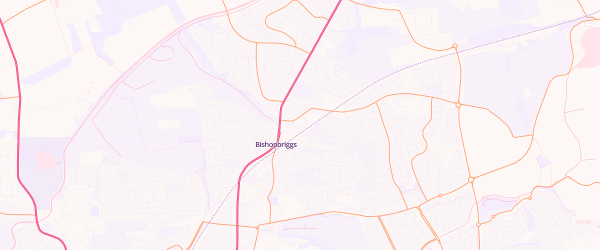 Map showing the location of Mfg Morrisons Glasgow Bishopbriggs