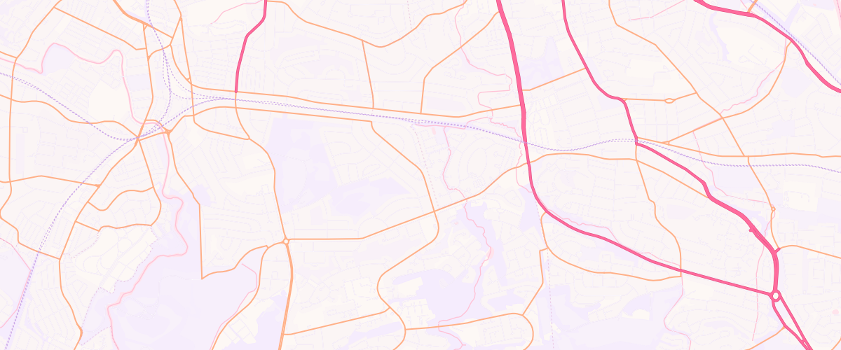 Map showing the location of Croftfoot Filling Station