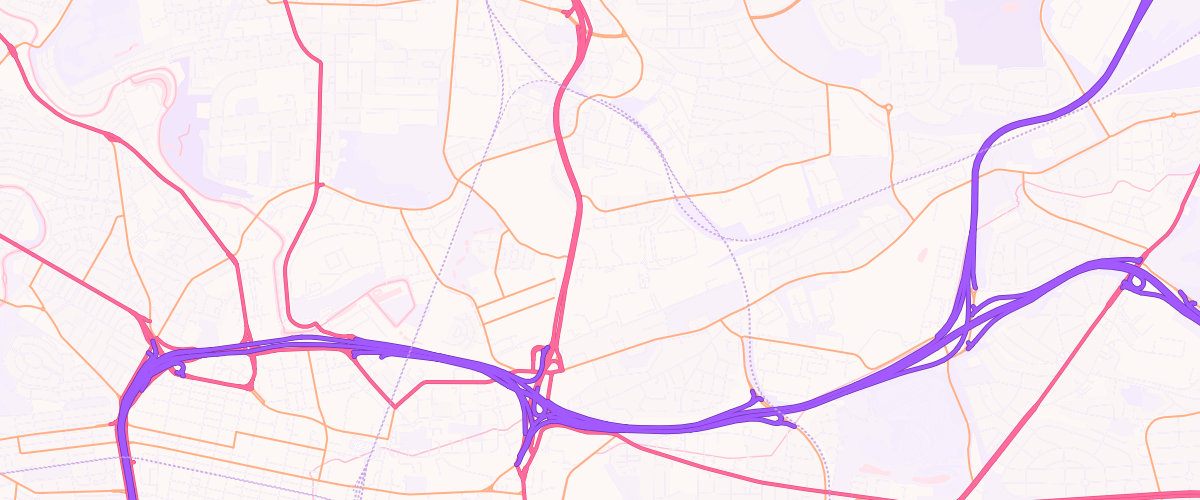 Map showing the location of Costco Wholesale Glasgow