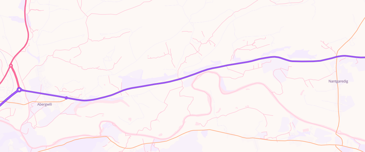 Map showing the location of Asda White Mill Express