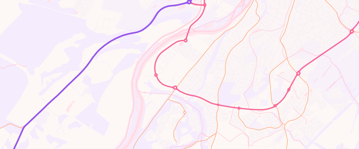 Map showing the location of Inverness Ness Side Superstore
