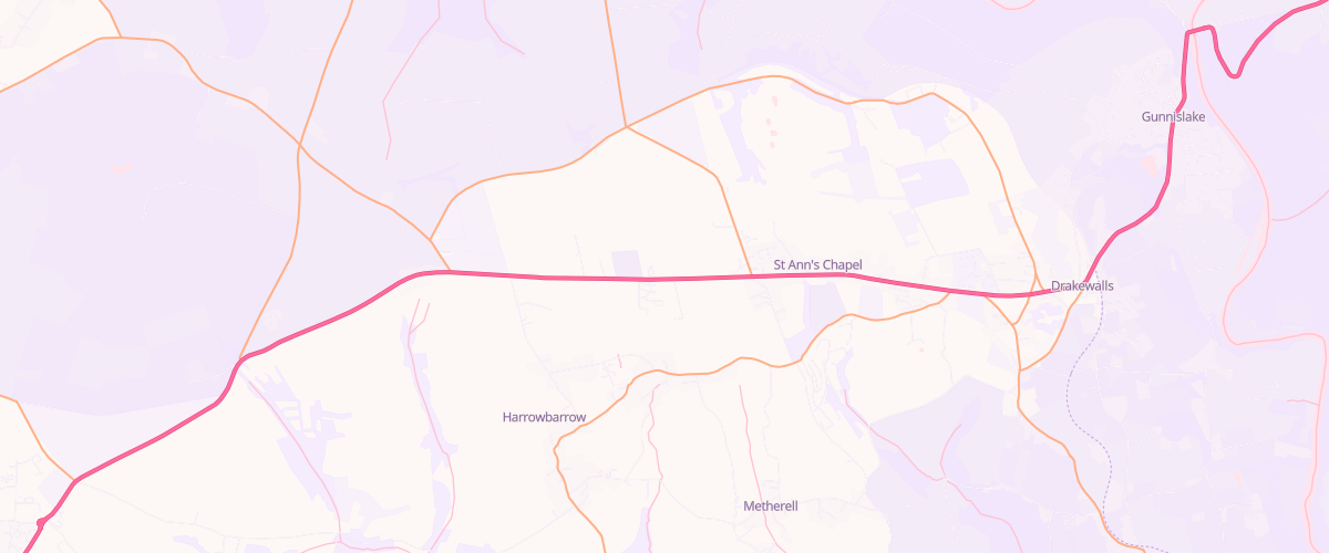 Map showing the location of A390 Fuel Express Automat