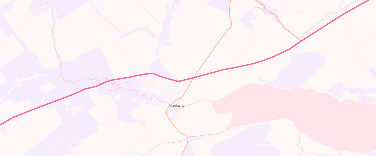 Map showing the location of Frasers Filling Station