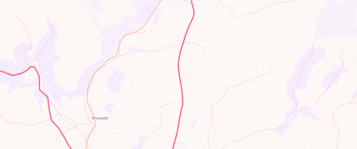 Map showing the location of Gwalia Garage