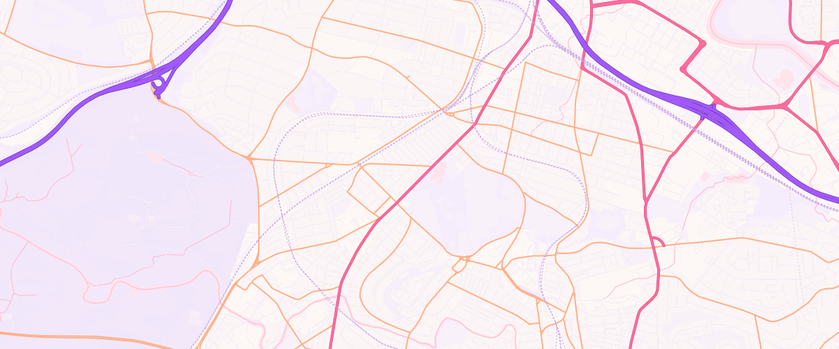 Map showing the location of Pollokshaws Sf Connect