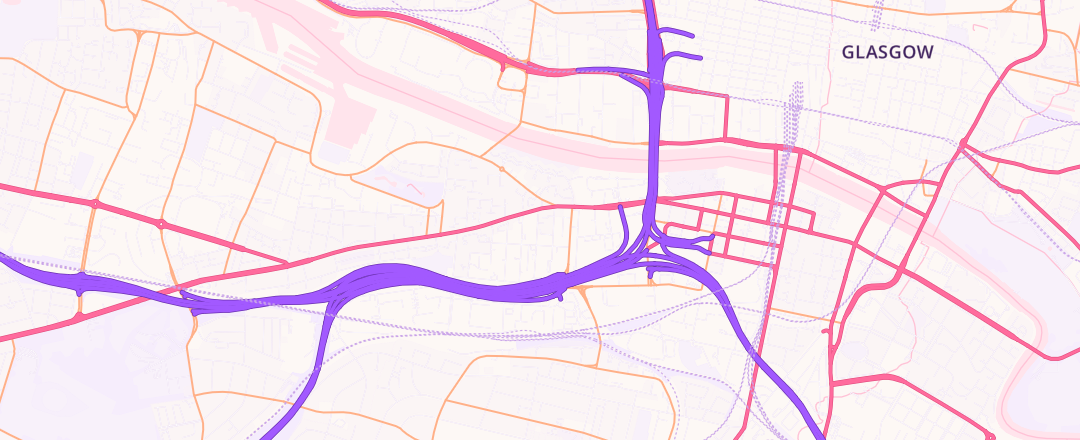 Map showing M B Jarvie Ltd, Glasgow