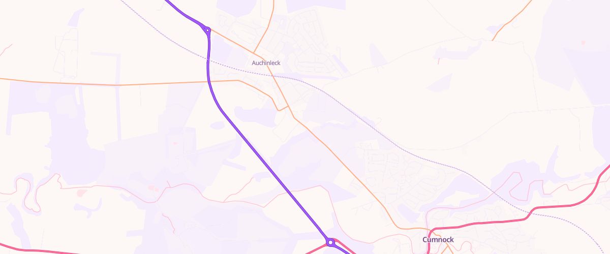 Map showing the location of Mfg Auchinleck