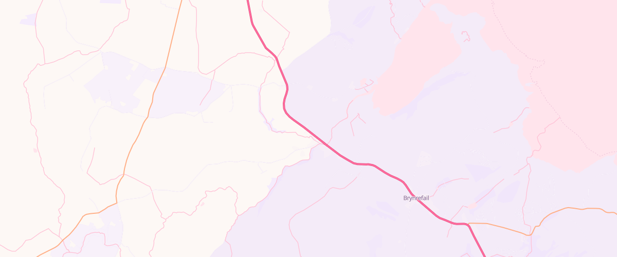 Map showing the location of Mill Garage