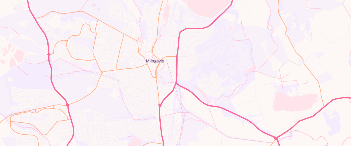 Map showing the location of Mfg Milngavie