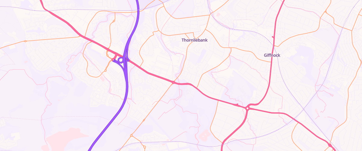 Map showing the location of Shell Glen