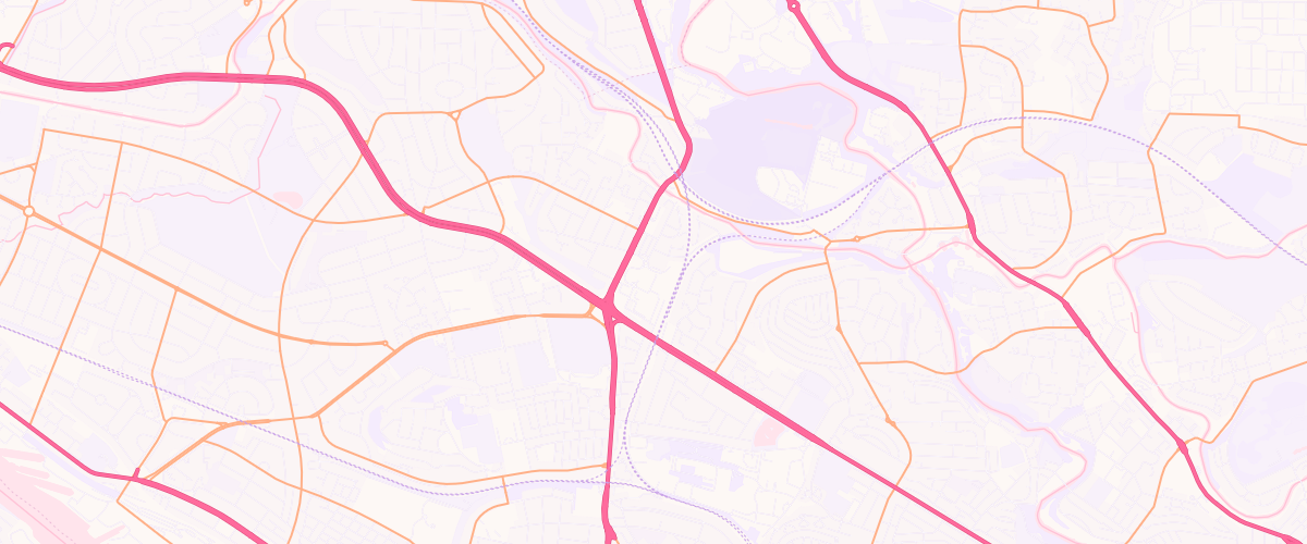 Map showing the location of Mfg Morrisons Glasgow Anniesland