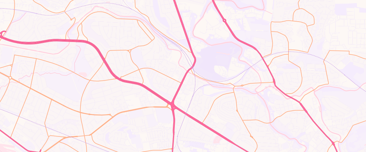 Map showing the location of Asda Switchback Express Petrol