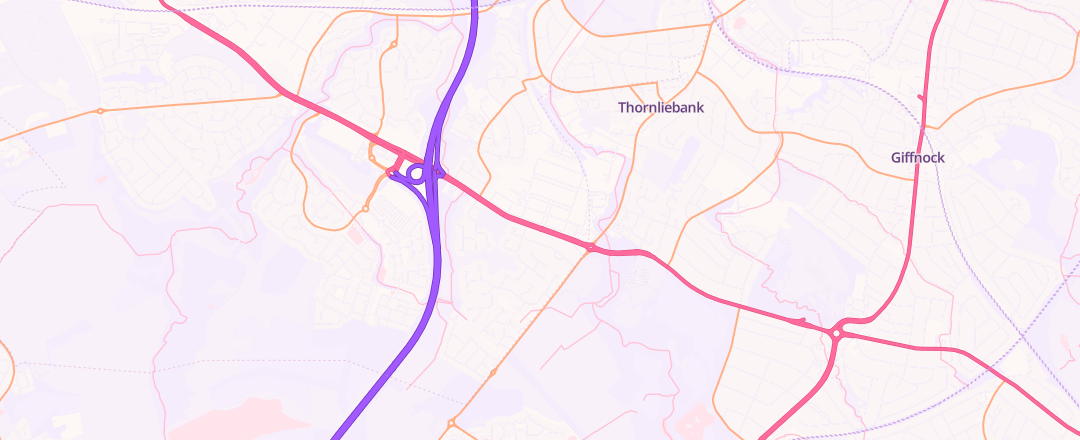 Map showing J & H Autocare Limited, Glasgow
