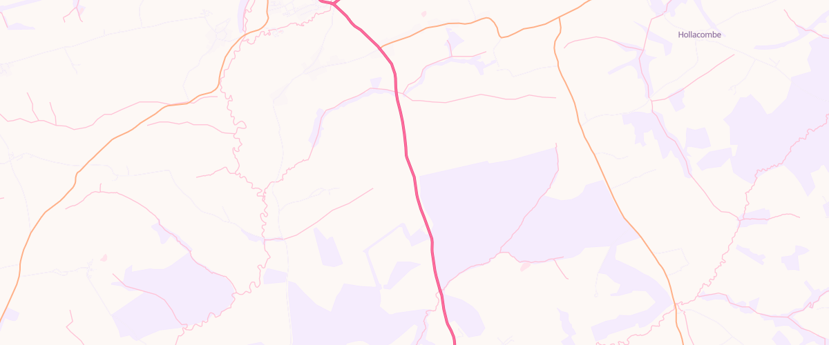 Map showing the location of H J Wickett Co