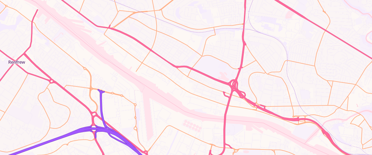 Map showing the location of Westburn Esso Express
