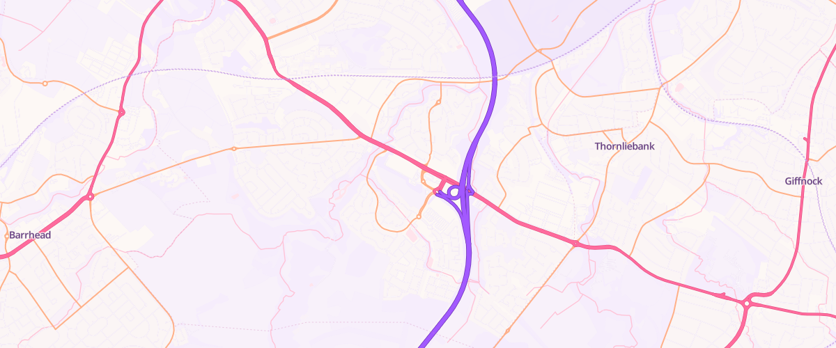 Map showing the location of Sainsburys Darnley
