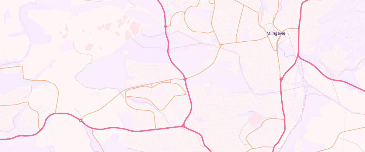 Map showing the location of Bearsden Sf Connect