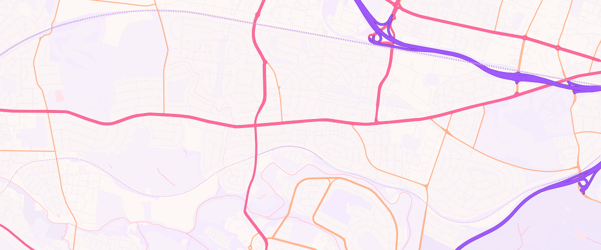 Map showing the location of Universe Service Station