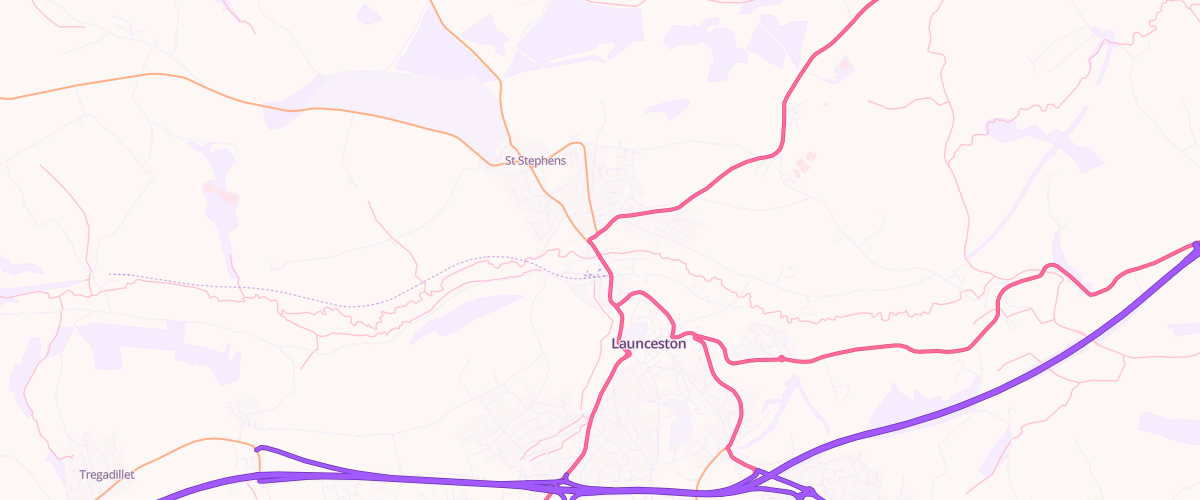 Map showing the location of Greenaways Garage