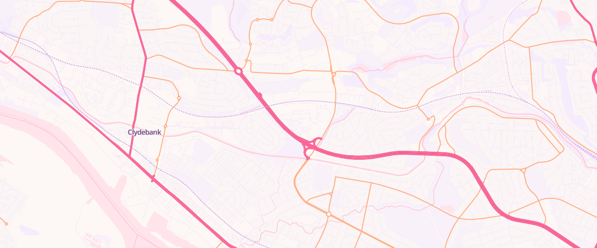 Map showing the location of Sainsburys Drumchapel