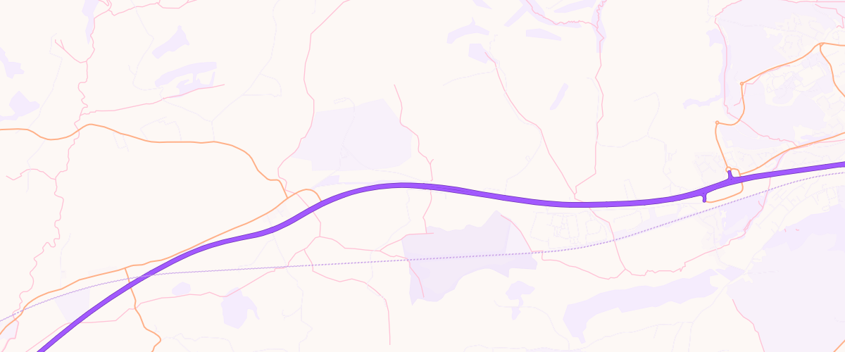 Map showing the location of Ascona Tenby Road Service