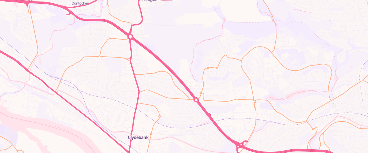 Map showing the location of Asda West Highway Express