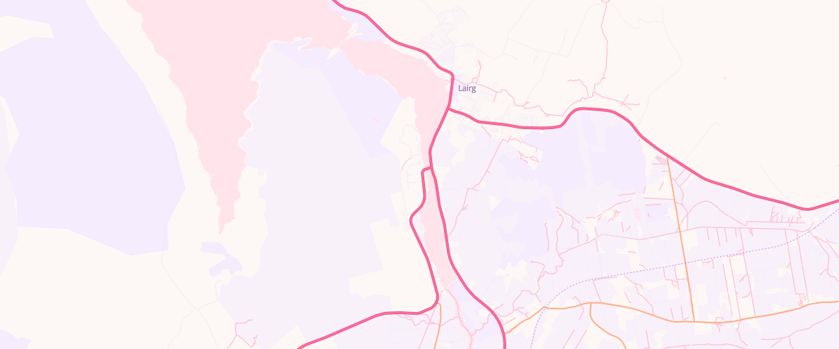 Map showing the location of Bridgend Stores Lairg