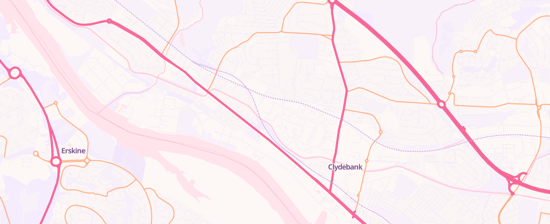 Map showing Dyna Garage Services Ltd, Clydebank
