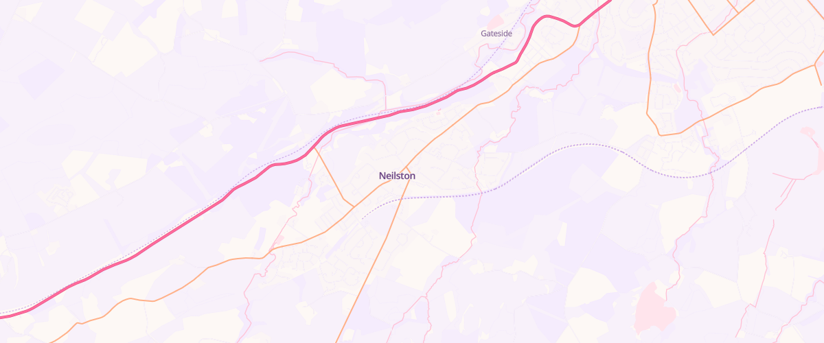 Map showing the location of Kirkstyle Garage