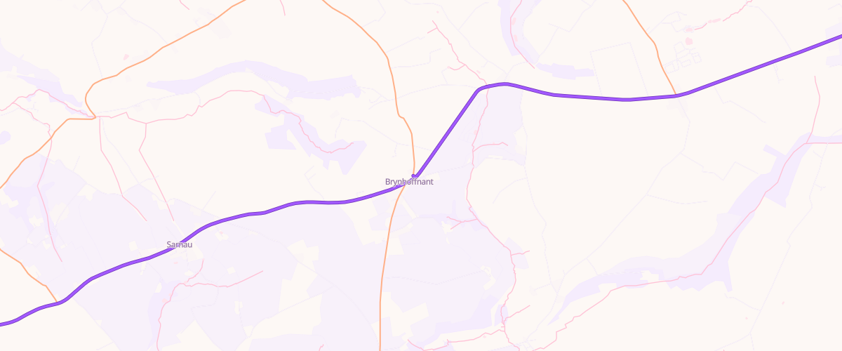 Map showing the location of Hoffnant Stores Limited