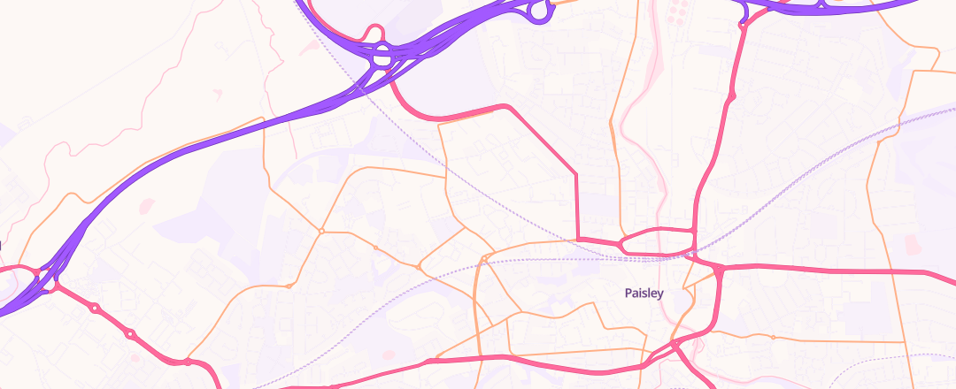 Map showing Ride 'n' Fit Ltd, Renfrewshire