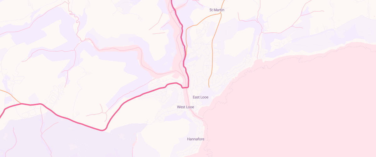 Map showing the location of Tgc Looe
